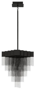 Lustra LED suspendata design modern REVIA negru