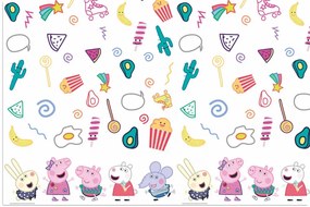 Purcelușa Peppa Messy Play față de masă din plastic 120x180 cm