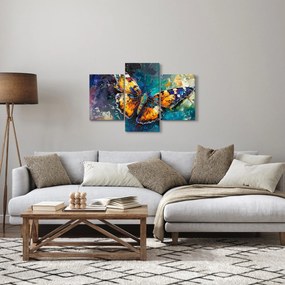 Tablou - Fluture, pictură în ulei (90x60 cm)