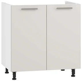 Dulap de jos Vento DK-80/82, alb / crem