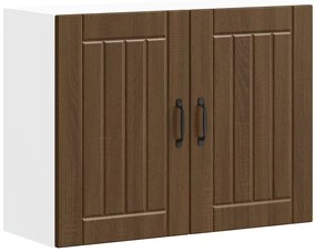 vidaXL Dulap de bucătărie &quot;Lucca&quot; din lemn de stejar maro