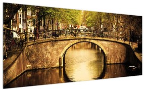 Tablou cu Amsterdam (120x50 cm), în 40 de alte dimensiuni noi