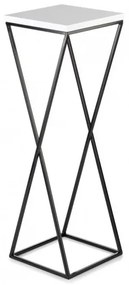 Suport pentru flori LOFT 70x24 cm negru/alb