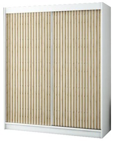 Dulap de haine 180 cm Ladonna 1 (alb mat). 1045701