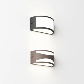 Ideal Lux - Aplică de exterior REX 1xE27/60W/230V IP44 maro