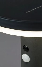 Aplica LED solara cu senzor iluminat exterior IP44 Alaska