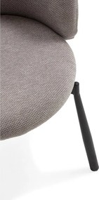 Set de scaune de sufragerie gri 2 buc. tapițat Ginny – MOME