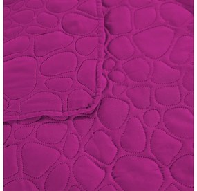 Cuvertura mov pentru pat cu model STONE Dimensiune: 200 x 220 cm