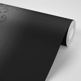 Tapet autoadeziv Mandala în design întunecat