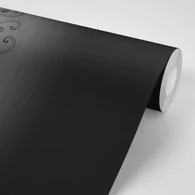 Tapet autoadeziv Mandala în design întunecat