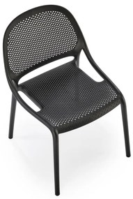 Scaun plastic K532 negru
