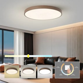 Brilagi - Plafonieră LED POOL LED/100W/230V 3000/4000/6000K 80 cm maro