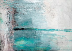 Tablou pe sticlă - pictură abstractă în ulei (70x50 cm)