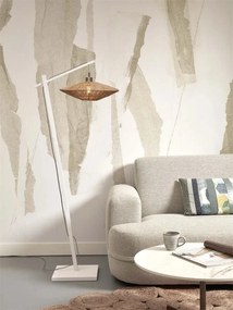 Lampa de podea eco din iuta Iguazu S 40cm, alb/ natur