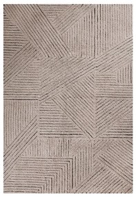 Covor maro deschis lavabil/țesut manual din lână 170x240 cm Golden Coffee – Lorena Canals
