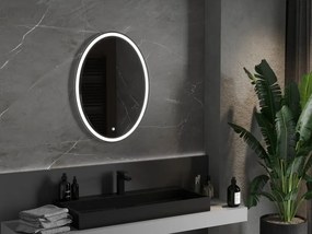 Mexen Elz oglindă de baie iluminată 60 x 80 cm, LED 6000K, antiaburire - 9802-060-080-611-00