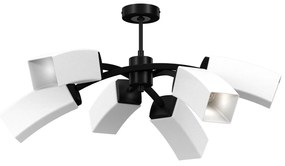 Lustra Plafon Crown Luminex E14, Negru, A0558, Polonia
