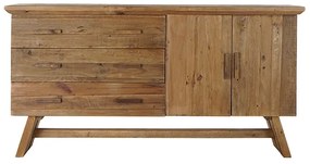 Comoda Nordic din lemn reciclat natur 180x45x90 cm