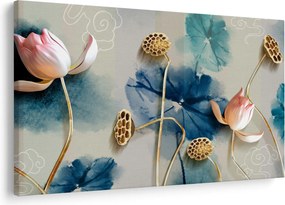 Tablou cu flori (90x60 cm)