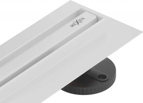 Mexen Flat 360° Slim scurgere liniară rotativă 70 cm, albă - 1241070