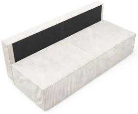 Canapea extensibilă 3 locuri cu spațiu de depozitare TERAMO bej