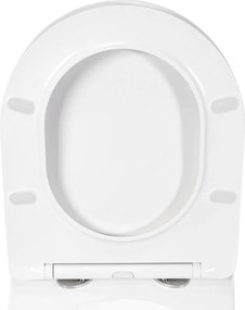 Capac WC UF FLAT alb CARLO