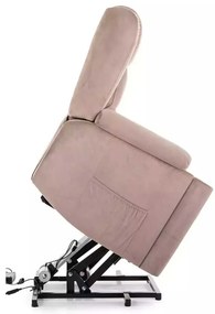 Scaun reclinabil Pontils Velvet, bej