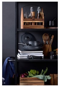 Set de cratițe cu mâner detașabil cu capac/cu suprafață antiaderentă 2 buc. din aluminiu 2,4 l – Holm