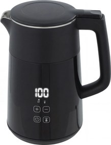 HOMCOM Fierbător electric, 1,7L, Încălzire rapidă, 3000W, cu afișaj LED, funcție de menținere la cald, protecție la funcționare în gol, fără PTFE | Aosom Romania