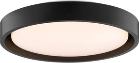 Brilliant - Plafonieră LED SONORA, 12W, 230V, 3000K, Ø 31 cm, negru