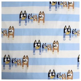 Lenjerie de pat pentru copii din bumbac pentru pat de o persoană 140x200 cm Bluey – Jerry Fabrics