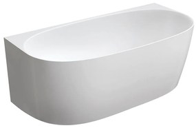Omnires Valencia M+ cada de perete 158x77 cm ovala alb VALENCIASWPBP