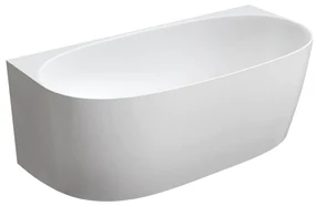 Omnires Valencia M+ cada de perete 158x77 cm ovala alb VALENCIASWPBP