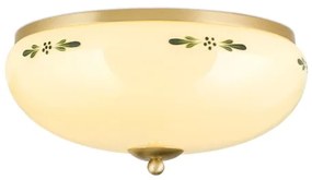 Plafonieră Orion DL 7-674 LANDHAUS 3xE27/60W/230V d. 35 cm alamă/bej