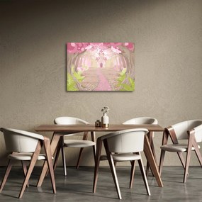 Tablou - Călătorie în regatul roz (70x50 cm)