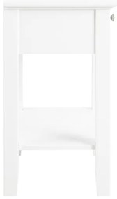 Noptieră LARA alb