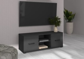 Comodă TV Frazio TV Stand – 120x40x44 cm – Negru