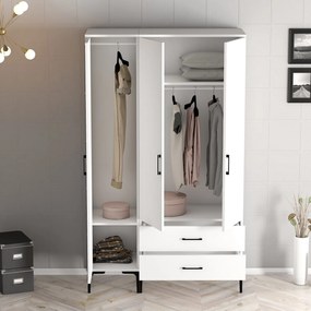 Dulap de haine Kiara PT (Alb). 1088436