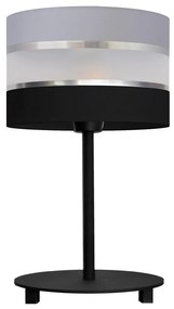Lampă de masă HELEN 1xE27/60W/230V neagră/gri/argintie