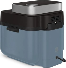 Friteuza cu aer cald Smeg Collezione AFC01SBMAU, 1450 W, 7,3 l, 40-200°C, 7 programe, Mod dublu, Comandă tactila, Timer, LED, Albastru