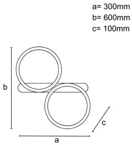 Plafonieră LED dimabilă, 60W/230V, 3000-6500K + telecomandă