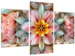 Tablou - Floare caleidoscopică (90x60 cm)