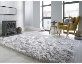 Covor Flair Rugs Sheepskin, 80 x 150 cm, gri