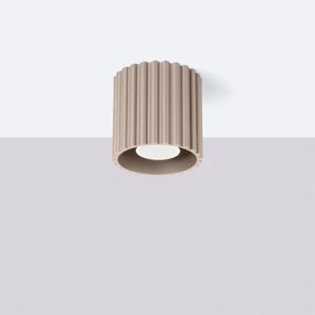 Sollux SL.1814 - Spot AURA, 1x GU10/10W/230V, 10 cm, taupe