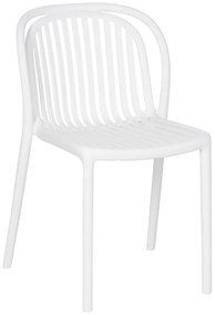 Scaun de dining alb din plastic Alia – Ixia