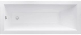 Mexen Cubik cada rectangular 190 x 90 cm, alb - 55031909000