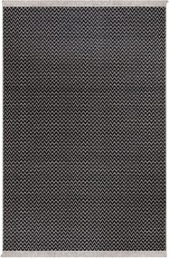 Covor 23033A, 60x100 cm, forma dreptunghiulara, bumbac, negru