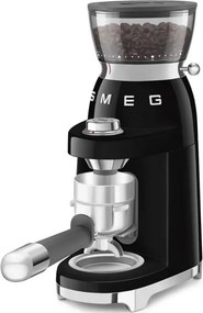 Rasnita de cafea Smeg CGF03BLEU, 150 W, 240 g, Sistem de rotire si blocare, Functie manuala, Negru