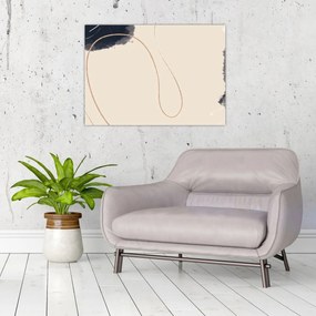 Tablou - Abstractizare bej (70x50 cm)