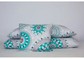 Lenjerie de pat din bumbac Cotton House Mandala, 140 x 200 cm